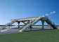 आसान स्थापना पूर्वनिर्मित पैदल यात्री इस्पात संरचना स्काईवॉक ब्रिज आपूर्तिकर्ता